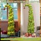 5 ft Christmas Whimsical Pop up Curved Tree(Green)12.72"D x 12.6"W x 3.35"H
